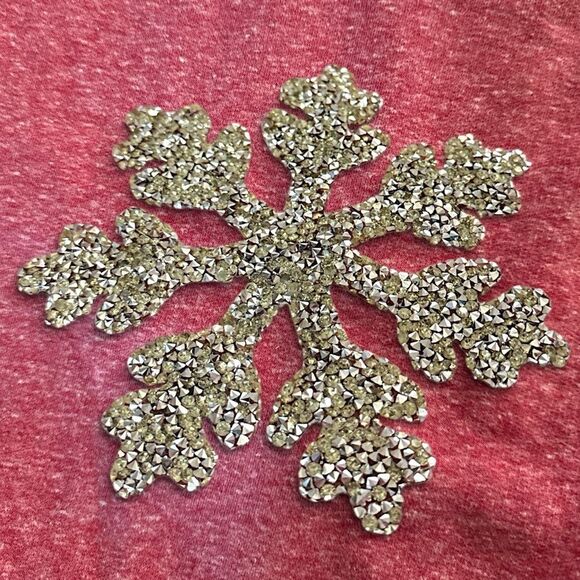 EST. 1946 LOVE Long Sleeve Pullover Embellished Snowflake - Picture 2 of 7